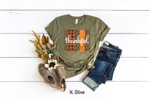 Thankful Shirt, Thankful T-shirt, Thanksgiving Shirt, Fall Tee, Autumn Tee for Women