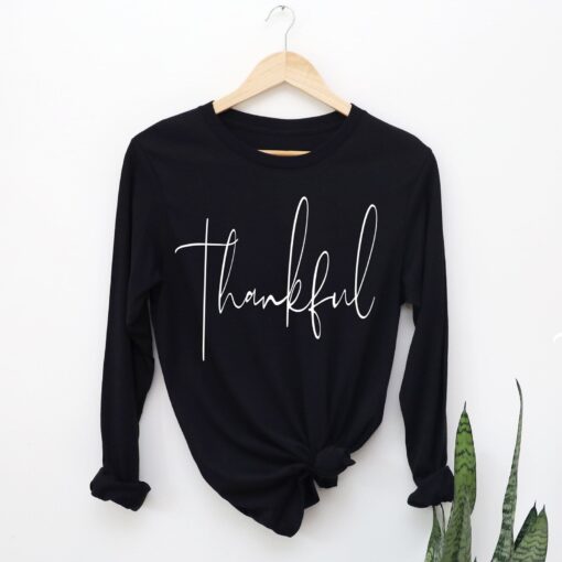 Thankful Shirt, Thanksgiving Sweatshirt for Women, Thankful Sweatshirt