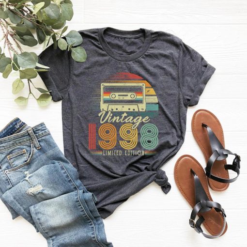 24th Birthday Gift, 1998 Vintage Shirt, 24th Birthday Shirt, Vintage Custom Tee