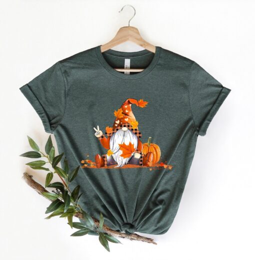 Thanksgiving Gnome Shirt, Gnome Shirt, Pumpkin Shirt, Cute Thanksgiving Tee, Happy Thanksgiving Shirt, Thanksgiving Gift