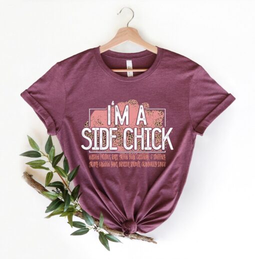 Side Chick Shirt, Funny Thanksgiving Shirt, Thanksgiving Dinner Shirt, Gift Tees, Cute Thanksgiving shirt, Fall Vibes shirt