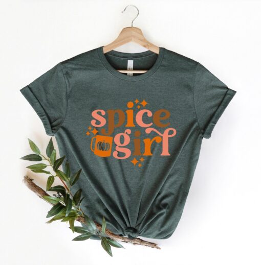 Spice Girl Fall shirt, Spice Girl Thanksgiving shirt , Spice Girl Shirt, Fall Pumpkin shirt, Pumpkin T-shirt