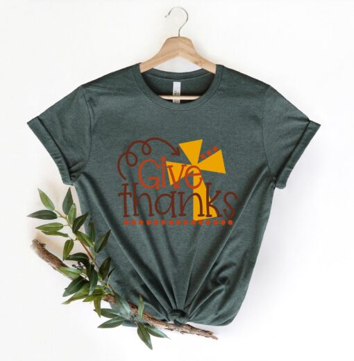 Give Thanks Shirt, Thanksgiving Shirt, Thanksgiving Gift, Christian Fall Shirt, Give Thanks T-shirt, Thanksgiving Gift Shirt