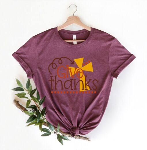 Give Thanks Shirt, Thanksgiving Shirt, Thanksgiving Gift, Christian Fall Shirt, Give Thanks T-shirt, Thanksgiving Gift Shirt