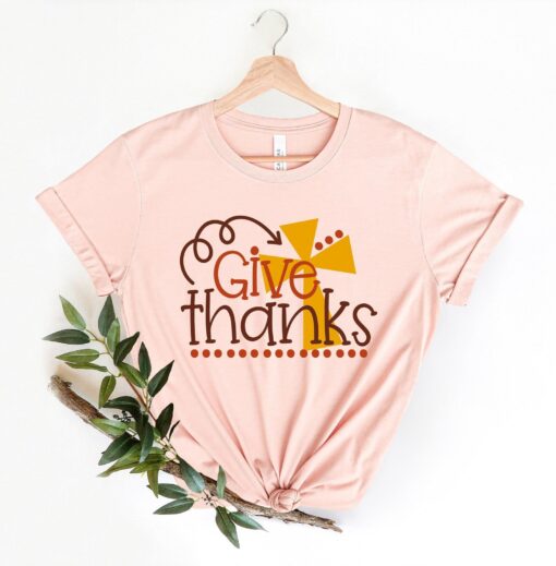 Give Thanks Shirt, Thanksgiving Shirt, Thanksgiving Gift, Christian Fall Shirt, Give Thanks T-shirt, Thanksgiving Gift Shirt