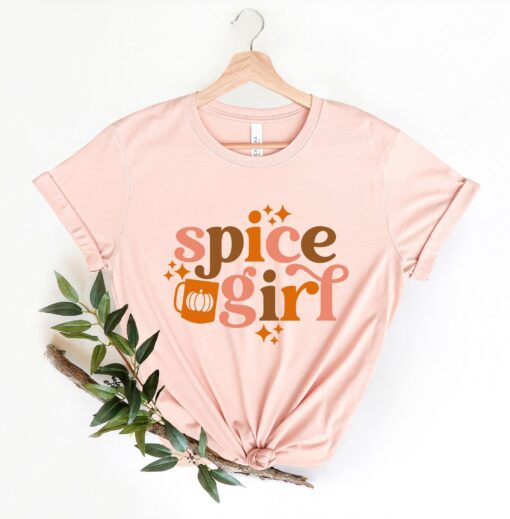 Spice Girl Fall shirt, Spice Girl Thanksgiving shirt , Spice Girl Shirt, Fall Pumpkin shirt, Pumpkin T-shirt