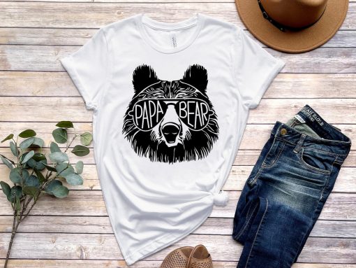 Papa Bear Sunglass, Papa Bear Shirt, Dad Shirt, Father's Day t-shirt, husband present, Father's Day Gift