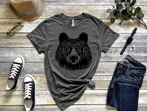 Papa Bear Sunglass, Papa Bear Shirt, Dad Shirt, Father's Day t-shirt, husband present, Father's Day Gift