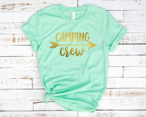 Camping Shirt, Camping Adventure Shirts, Camping Crew Family Shirts, Mountain Camping T-Shirt, Camping Buddies