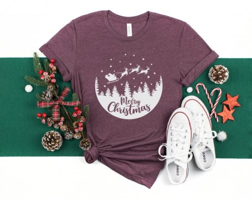 Merry Christmas Shirt, Santa Shirt, Merry Little Christmas Shirt, Women's Christmas Shirt, Christmas Gift Shirt