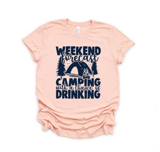 Weekend Camping Shirt, Camping Shirt, Funny Camping Shirt, Camping Gift, Camper Shirt, Camp Squad shirt