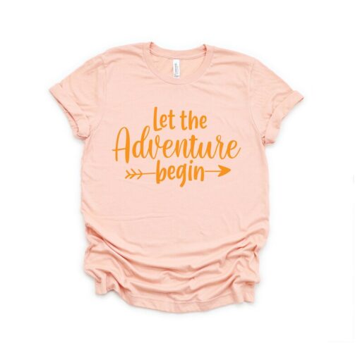 Let the Adventure Begin Shirt, Camping Shirt, Camping Tee, Camping Gift, Camper Shirt, Matching Friends Camping Shirt