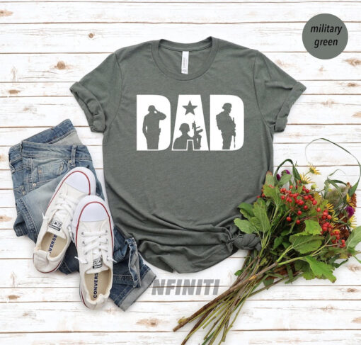 Military Dad Shirt, Gift For Veteran, Military Dad Gift, Gift For Dad, Dad Shirt, Father's Day Gift, Father's Day Shirt