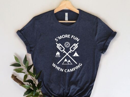 S'more Fun When Camping, Camping Shirt, Camper Gifts, Happy Camping Shirt, Campfire Shirt