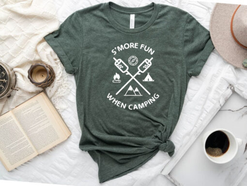 S'more Fun When Camping, Camping Shirt, Camper Gifts, Happy Camping Shirt, Campfire Shirt