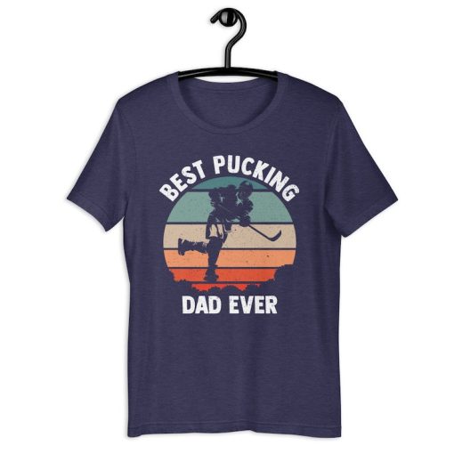 Hockey Dad Shirt | Best Pucking Dad Ever | Funny Hockey Player Father's Day Gift