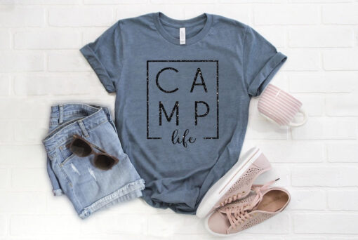 Camping Life Shirt, Camping Shirt, Travel T-shirt, Camp Squad shirt, Camping Gift, Funny Camping Shirt