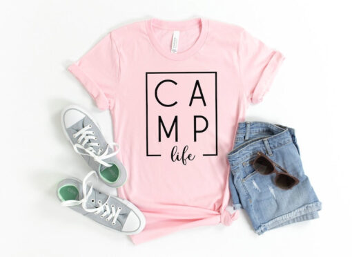 Camping Life Shirt, Camping Shirt, Travel T-shirt, Camp Squad shirt, Camping Gift, Funny Camping Shirt