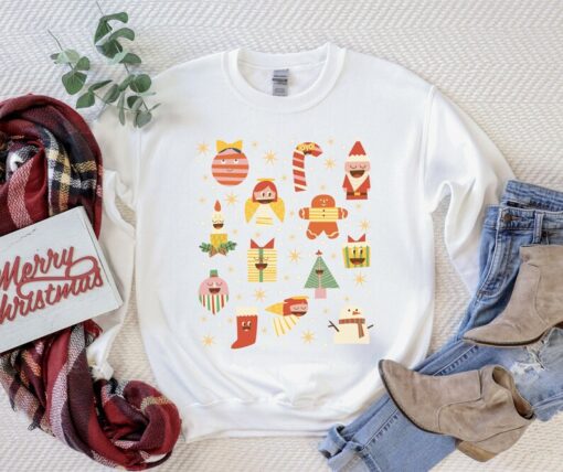 Retro Christmas Sweatshirt, Ugly Christmas Sweater Party, Vintage Style Christmas Shirt