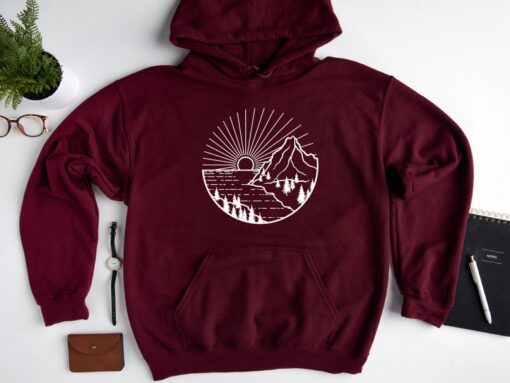 Nature Lover Hoodie, Camping Hoodie, Vacation Hoodie, Summer Hoodie