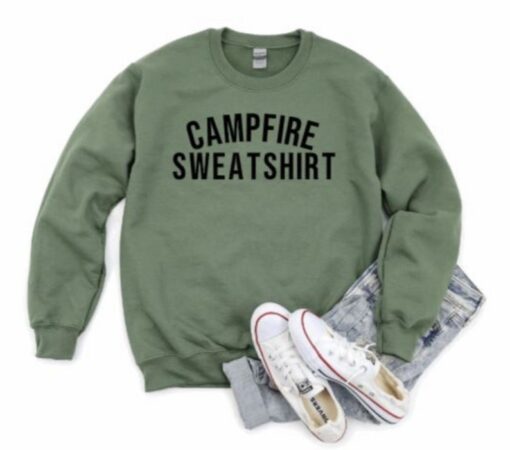 Campfire Sweatshirt, Outdoor Sweatshirt, Unisex Sweatshirt, Graphic Sweatshirt, Camping