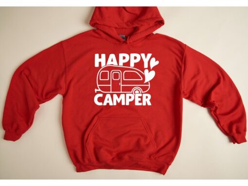 Camping Sweatshirt , Happy Camper Sweatshirt, Camping Hoodie, Camping Sweater, Happy Camper Hoodie, Camper Hoodie