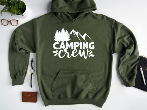 Camping Hoodie, Camping Crew Sweatshirt, Camper Hoodie Sweatshirt , Adventure Hoodie, Camping Crew