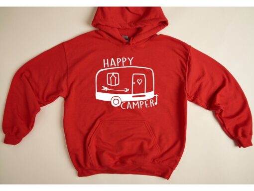 Camping Sweatshirt, Happy Camper Sweatshirt, Camping Hoodie, Camping Sweater, Happy Camper Hoodie, Camper Hoodie