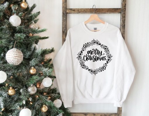 Merry Christmas Sweatshirt, Happy Holiday Sweat, Best Christmas Gift, Winter Sweatshirt