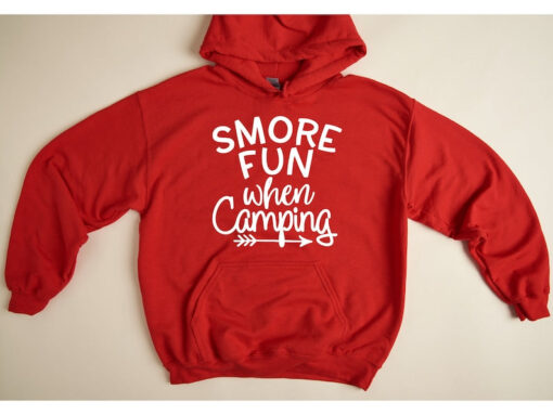 Smore Fun When Camping Sweatshirt, Funny Camping Hoodie, Family Camping Sweatshirt