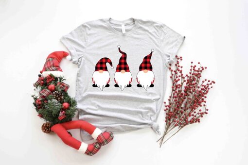 Christmas Gnomes Shirt, Santa Gnomes Shirt, Christmas with my Gnomes, Christmas Shirt, Christmas Day Gift