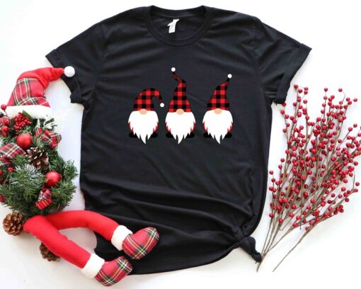 Christmas Gnomes Shirt, Santa Gnomes Shirt, Christmas with my Gnomes, Christmas Shirt, Christmas Day Gift