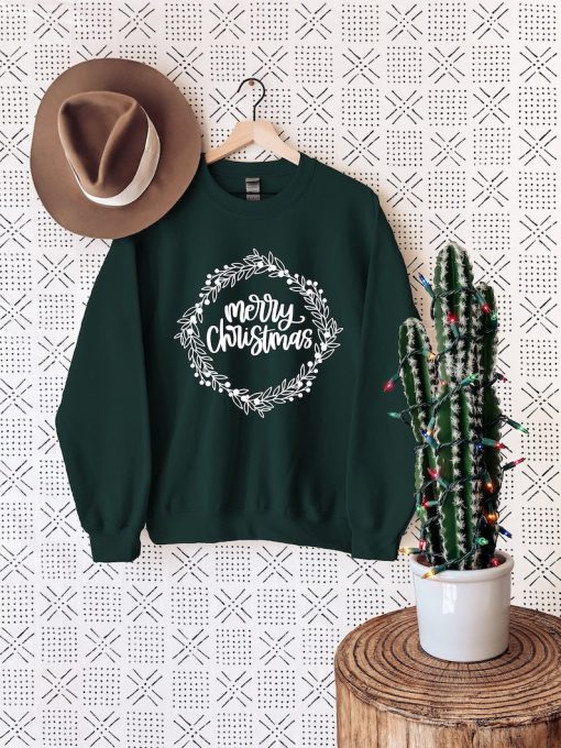 Merry Christmas Sweatshirt, Happy Holiday Sweat, Best Christmas Gift, Winter Sweatshirt