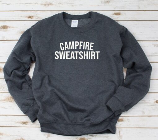 Campfire Sweatshirt, Outdoor Sweatshirt, Unisex Sweatshirt, Graphic Sweatshirt, Camping