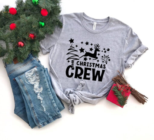 Christmas Crew Shirt, Christmas Family Tee, Family Matching Shirt, Christmas Matching T-shirt, Christmas Gift