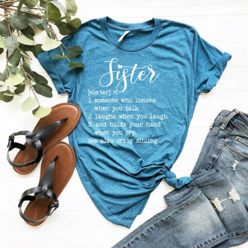 Sister Definition Shirt, Sister T Shirt, Gift For Sister, Sister Birthday Gift, Soul Sister Gift, Shirt for sister