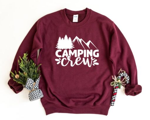 Camping Crew Sweatshirt, Camping Crewneck Sweatshirt, Campfire Sweater, Crewneck Sweatshirt, Camping Gift