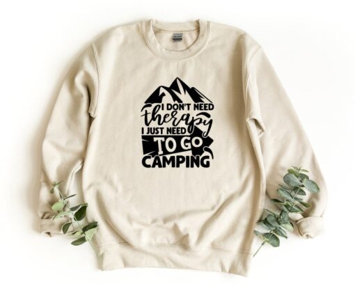 Camping Sweatshirt, Camp Crewneck Sweatshirt, Gift for Camper, Funny Camping Sweatshirt, Nature Lover Gift