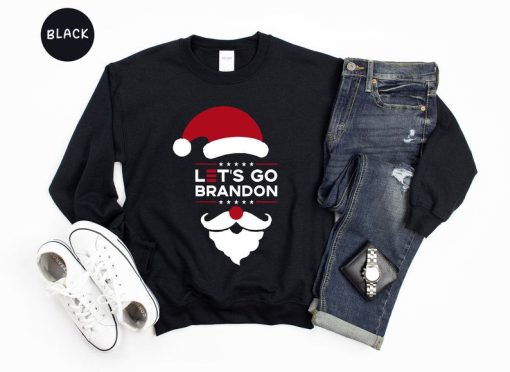 Lets Go Brandon Christmas Sweatshirt, Christmas Sweatshirt, Conservative Sweatshirt, Christmas Gift