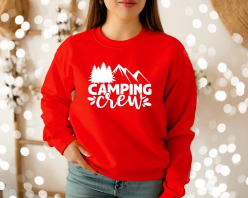 Camping Crew Sweatshirt, Camping Crewneck Sweatshirt, Campfire Sweater, Crewneck Sweatshirt, Camping Gift