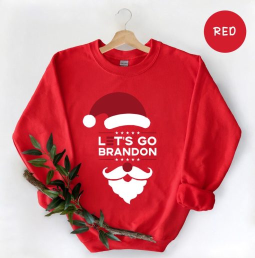 Lets Go Brandon Christmas Sweatshirt, Christmas Sweatshirt, Conservative Sweatshirt, Christmas Gift