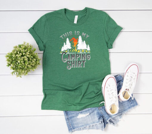 This is My Camping Shirts, Camping Shirts, Campfire Shirts, Family Camping, Camping T-Shirt, Camping Tee