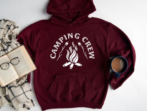 Camping Hoodie, Camping Crew Shirt, Glamping Shirt, Camping Group Shirts, Family Camping Hoodie, Camper Hoodie