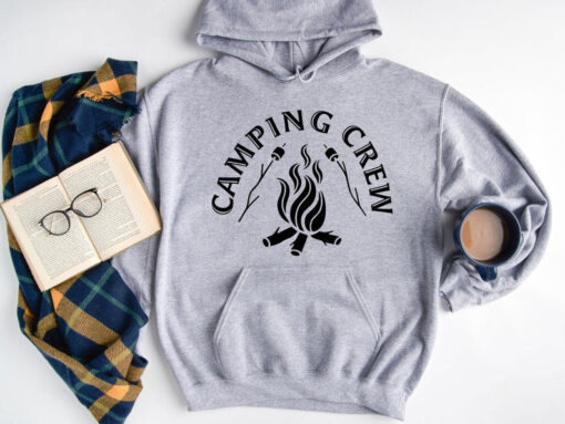 Camping Hoodie, Camping Crew Shirt, Glamping Shirt, Camping Group Shirts, Family Camping Hoodie, Camper Hoodie