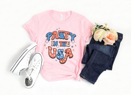 Retro Party in the USA Shirt, Party In The USA Shirt, 4th of July Shirt, Independence Day Shirt, 4th of July Party Shirt