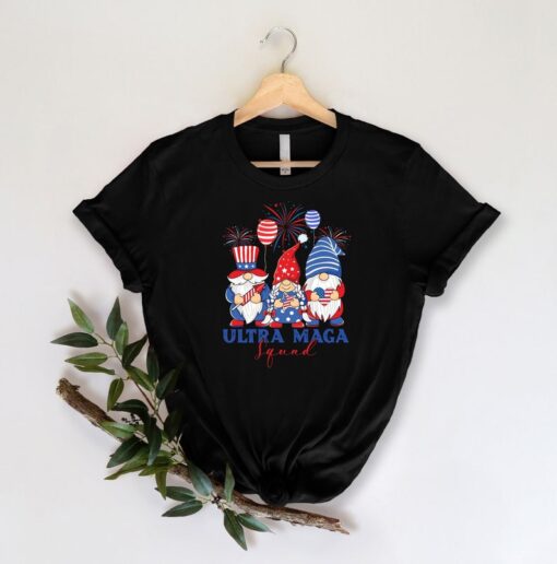 Ultra Maga Squad Shirt, 4th Of July Gnomes Shirt, Anti Biden Shirt, Let's Go Brandon Shirt, Republican Gift