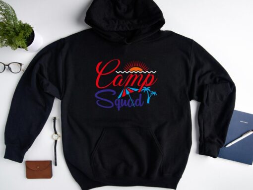 Camp Squad Sweatshirt, Camp Lover Sweatshirt, Camper Hoodie, Camp Life Hoodie, Gift For Camp Lover