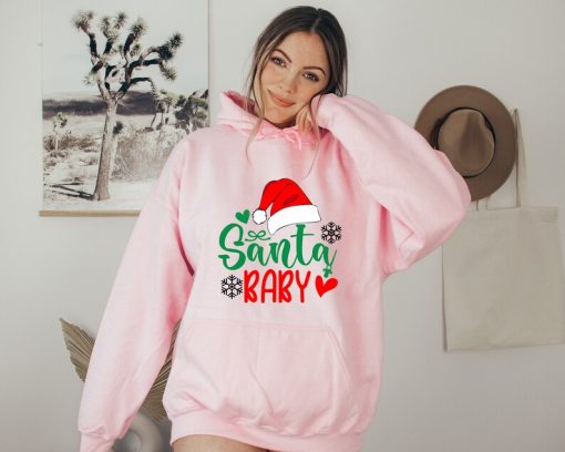 Santa Baby Hoodie, Christmas Hoodie, Christmas gift, Funny Christmas, Hoodie gift, Christmas Hoodie