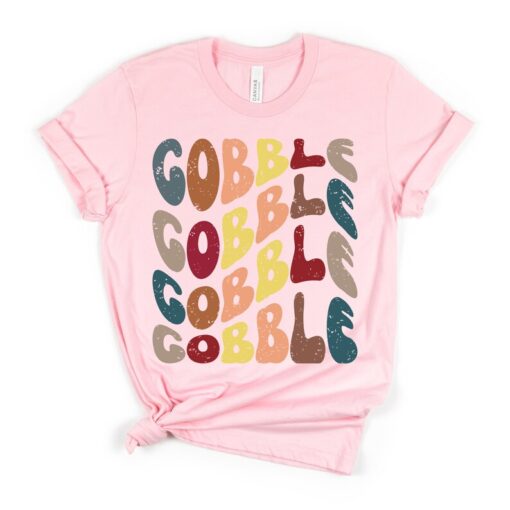 Gobble Thanksgiving Shirt, Matching Shirts, Family Shirts, Thanksgiving Shirt, Teacher Shirt, Fall Shirt, Retro Thanksgiving