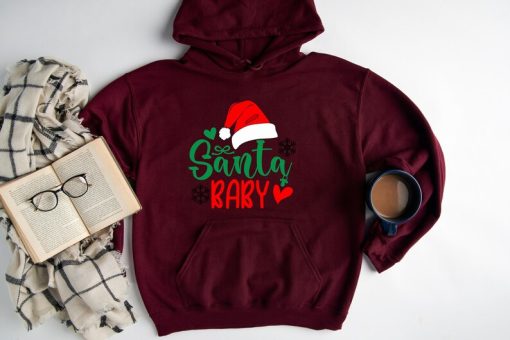 Santa Baby Hoodie, Christmas Hoodie, Christmas gift, Funny Christmas, Hoodie gift, Christmas Hoodie